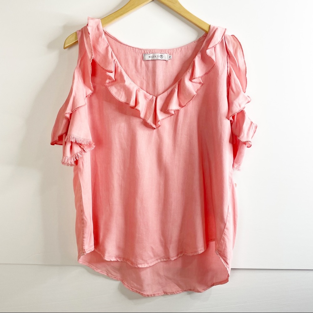 Chic Pink Blouse with Elegant Design